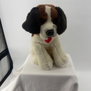 Beethoven 2nd St Bernard Dog Plush 14"‎ 1993 Toy Stuffed Animal Puppy Red Tongue